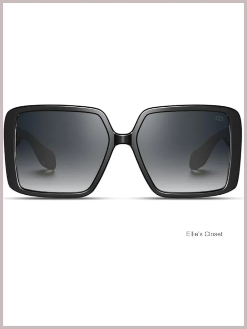 Oversized Large Square Sunglasses UV400 Blue Light Protection TR90 Frame